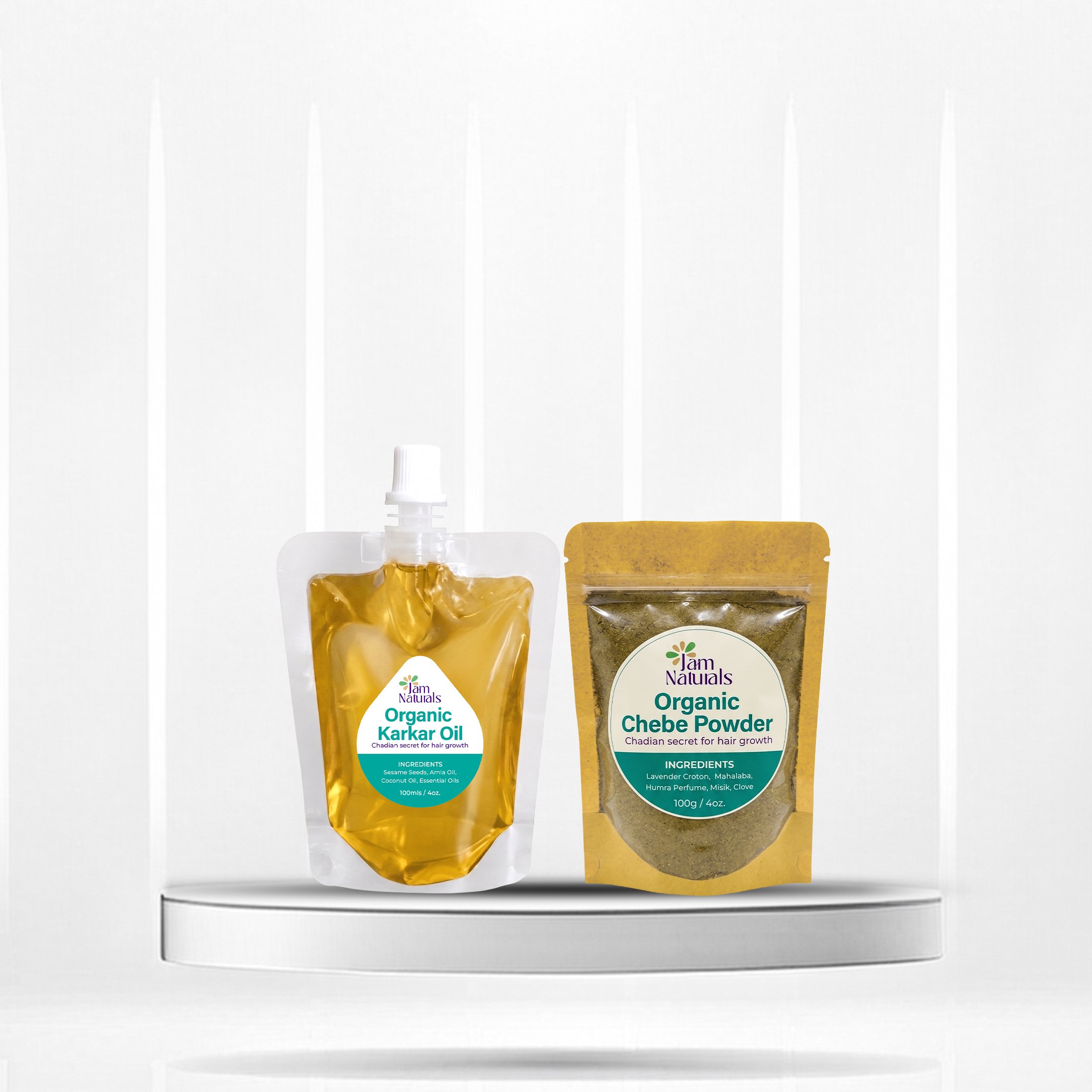Chebe Powder and Karkar Oil